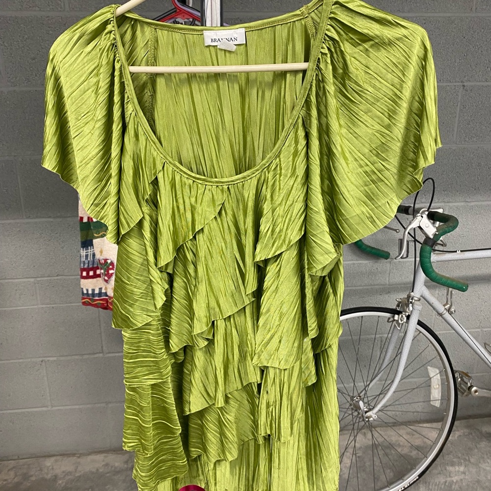 Brannan green blouse